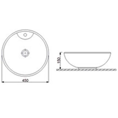 Раковина Newarc Countertop 5010