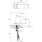 Смеситель для умывальника Ravak 10° Free без открывания стока TD F 012.00, X070127