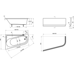 Ванна акрилова Ravak CHROME 160х105 см L CA51000000