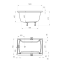 Ванна акрилова прямокутна Ravak Classic 120х70 см C861000000