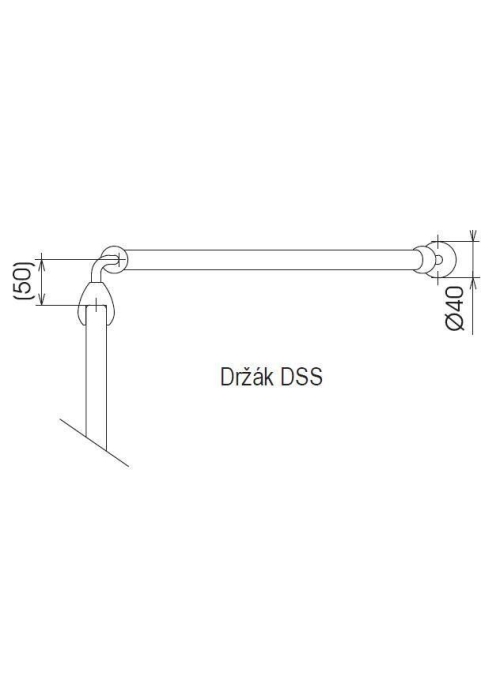 Держатель для стенки Ravak SUPERNOVA DSS,DSV,PSV белый, B130000001