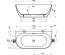 Ванна акрилова Ravak FREEDOM W 166х80 см XC00100024