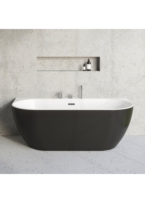 Ванна акрилова Ravak FREEDOM W 166х80 см чорна XC00100027