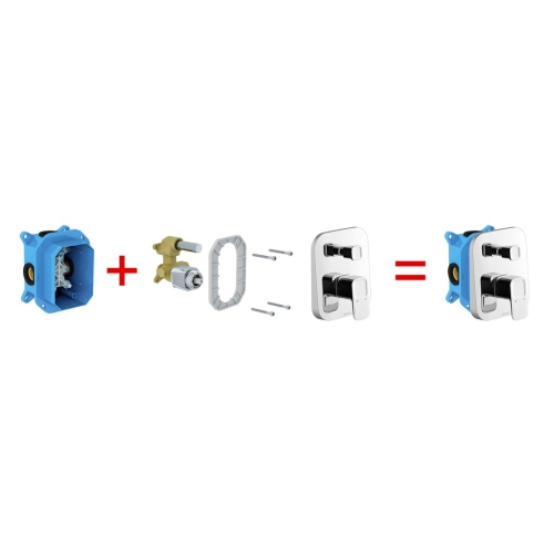 Вмонтований механізм Ravak R-box RB 070.50, X070052