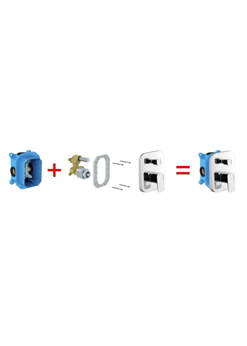 Вмонтированый механизм Ravak R-box RB 070.50, X070052