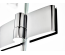 Душова штора Ravak SMARTLINE SMSKK 4 - 90 Transparent, безпечне скло, профіль хром, 3S277A00Y1