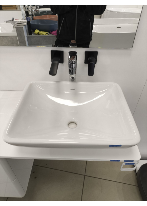 Комплект Мебели Ravak Balance SD 120 см: Тумбочка со столешницей  + Умывальник + Смеситель + Зеркало + Крепление для столешницы +  Полотенцедержатель X000001367K