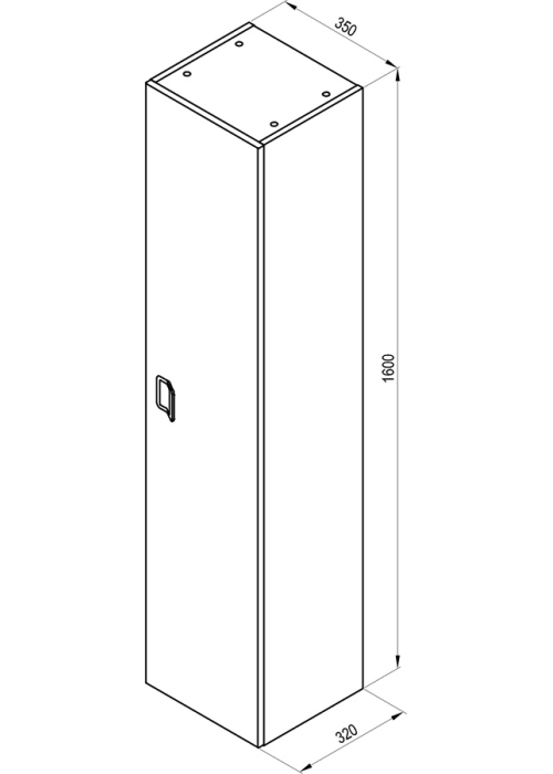 Пенал Ravak SB Comfort 350 X000001383