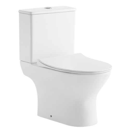 Унітаз компакт Ravak WC CONCEPT SLIM Combi RimOff  із сидінням дюропласт soft-close, RKUM100010