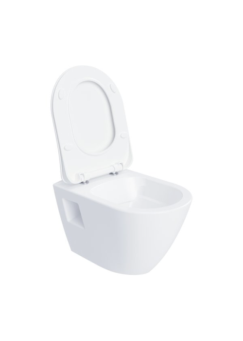 Сидіння для унітазу  Ravak WC Endo RimOff, дюропласт, мікроліфт, з кріпленням , X01722