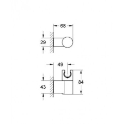 Тримач для душу GROHE RAINSHOWER, 27055000