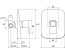 Змішувач прихованого монтажу Ravak 10* без перемикача TD 062.00, X070069