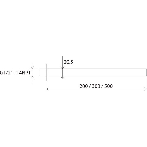 Кронштейн для верхнього душу 20 см Ravak 703.00, X07P178