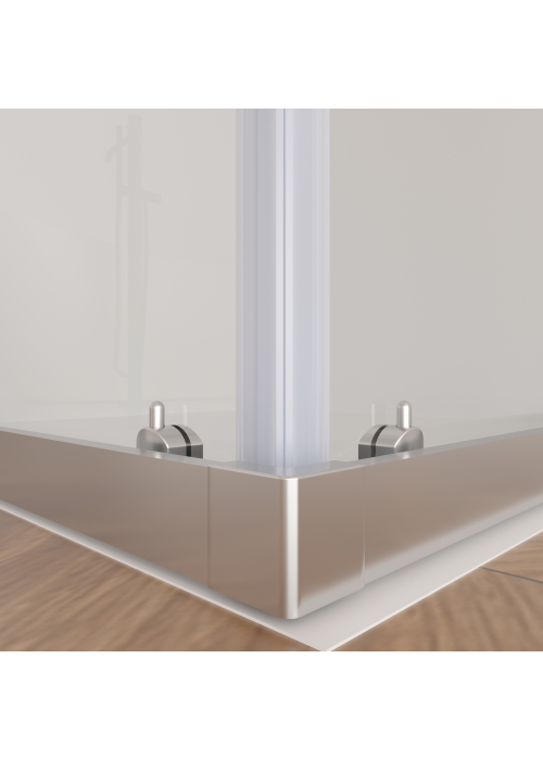 Душова кабіна квадратна Ravak SLRV2-90 Transparent, алюміній, безпечне скло, RKUC500028