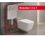 Комплект: Інсталяційна система RAVAK FrameCore Direct RKUC3000003 + Підвісний унітаз RAVAK DOMOSPA TORRENTA QUADRA RimOff білий із сидінням дюропласт soft-close, RKUJ000018 (RKUSET8003)