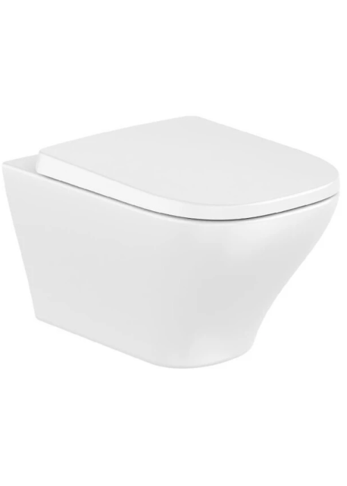 Підвісний унітаз Roca Airos Vortex із сидінням soft-close A34HC10000