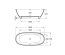 Ванная овальная отдельно стоящая Roca Ariane 165x75 A248470000