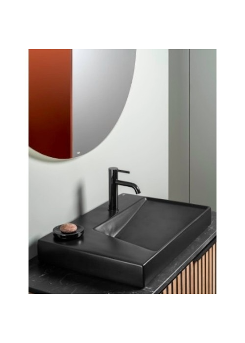 Умивальник керамічний Roca Horizon 600x420 мм Black A32727408B