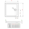 Душевой поддон RADAWAY Doros C, 100x100, SDRC1010-01