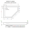 Душевой поддон RADAWAY Doros PT E 100x80 правый, SDRPT1080-01R