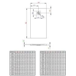 Душовий піддон RADAWAY Kyntos F White, 90x80, HKF9080-04