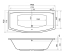 Ванна акрилова RADAWAY TILIA 190x90 (WA1-03-190x090US) + ніжки (NWE-68) + сифон R135L