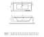 Ванна акрилова RADAWAY ARIDEA Lux 180x80 (WA1-25-180x080U) + ніжки (NWE-68)