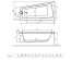 Ванна акрилова RADAWAY EVIA 150x80L (WA1-44-150х080L) + ніжки (NWA-62)