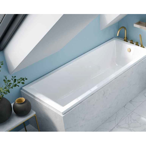 Ванна акриловая прямоугольная Radaway Linda 160х70 c ножками + сифон WA1-63-160x070S
