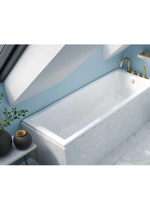 Ванна акрилова прямокутна Radaway Linda 160х70 з ніжками + сифон WA1-63-160x070S
