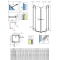 Душевая кабина RADAWAY Arta KDD II (80/80) 386420-03-01L, 386170-03-01L + 386420-03-01R, 386170-03-01R