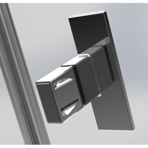 Боковая стенка к двери RADAWAY NES 8 DWJS 610x2000 хром/прозрачное 10084610-01-01
