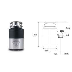 Подрібнювач харчових відходів STATUS Disposers Premium 100