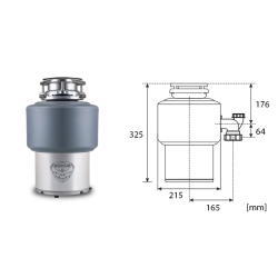 Подрібнювач харчових відходів STATUS Disposers Premium 200