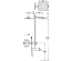 Душова система прихованого монтажу з термостатом Tres B-system, чорний матовий, 30725204NM