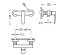 Смеситель для душа с душевым гарнитуром TRES Flat, 20416701