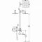 Душова система Tres Project-Tres з одноважелевим вбудованим змішувачем Rapid-Box, хром, 21128004