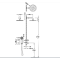 Душова система з термостатом Tres Therm-Box, 21625004