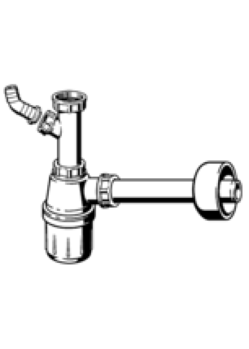 Сифон для раковини VIEGA без випуску зі штуцером