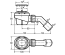 Сифон для душового піддону VIEGA DOMOPLEX, з відведенням 45 градусів