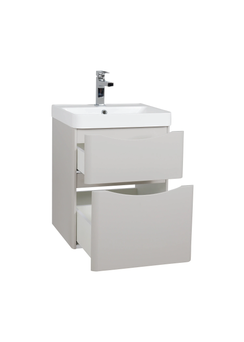 Тумба консольна AQUA RODOS Америна 50 см з умивальником "Deep", АР000134988 (Кашемір)