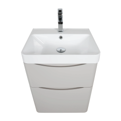 Тумба консольна AQUA RODOS Америна 50 см з умивальником "Deep", АР000134988 (Кашемір)