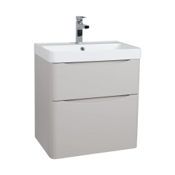 Тумба консольна AQUA RODOS Америна 60 см з умивальником "Deep", АР000134990 (Кашемір)