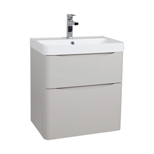 Тумба консольна AQUA RODOS Америна 60 см з умивальником "Deep", АР000134990 (Кашемір)