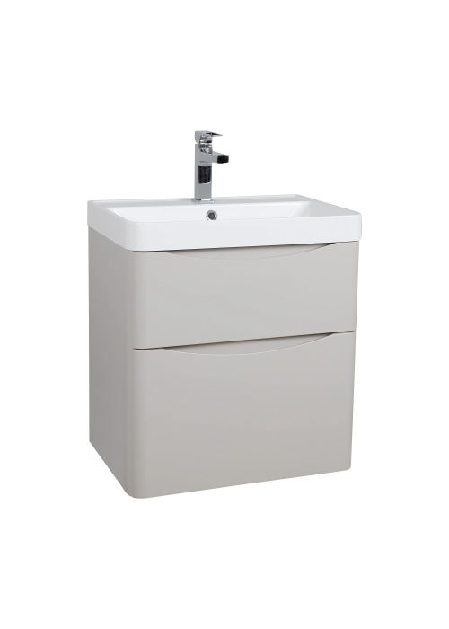 Тумба консольна AQUA RODOS Америна 60 см з умивальником "Deep", АР000134990 (Кашемір)