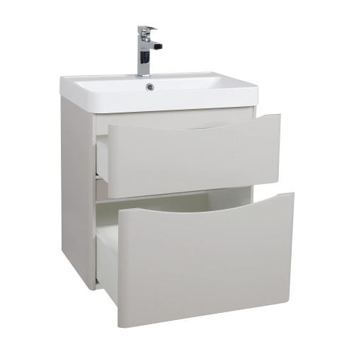 Тумба консольна AQUA RODOS Америна 60 см з умивальником "Deep", АР000134990 (Кашемір)