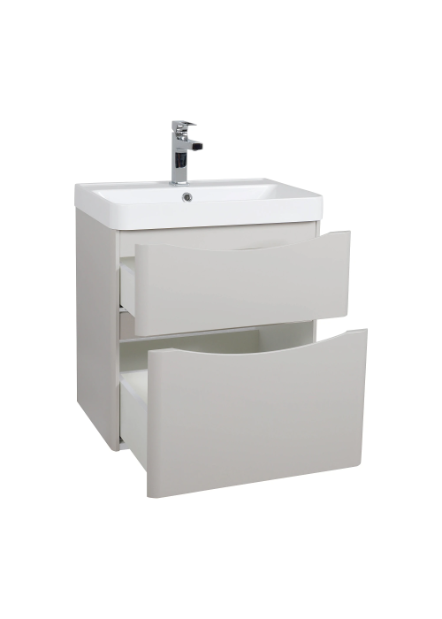 Тумба консольна AQUA RODOS Америна 60 см з умивальником "Deep", АР000134990 (Кашемір)