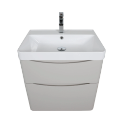 Тумба консольна AQUA RODOS Америна 60 см з умивальником "Deep", АР000134990 (Кашемір)