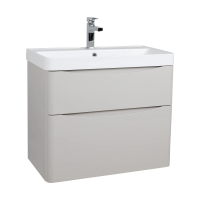 Тумба консольна AQUA RODOS Америна 75 см з умивальником "Deep", АР000134992 (Кашемір)