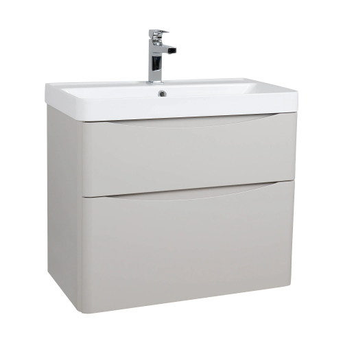 Тумба консольна AQUA RODOS Америна 75 см з умивальником "Deep", АР000134992 (Кашемір)